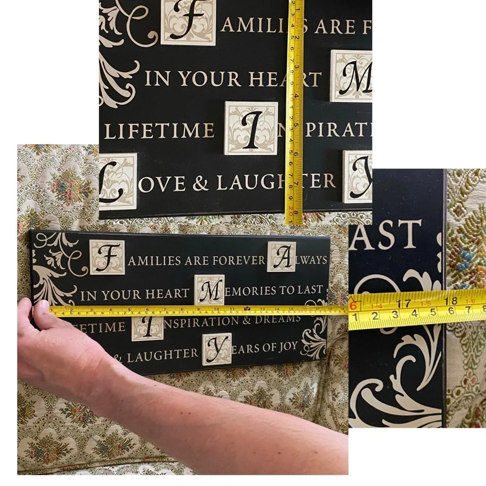 Families Are Forever Wall Decor/ Art with Expressions - Picture 5 of 7